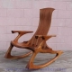 صندلی راک پارامتریک چوبی طرح دستگاه سی انسی 1281